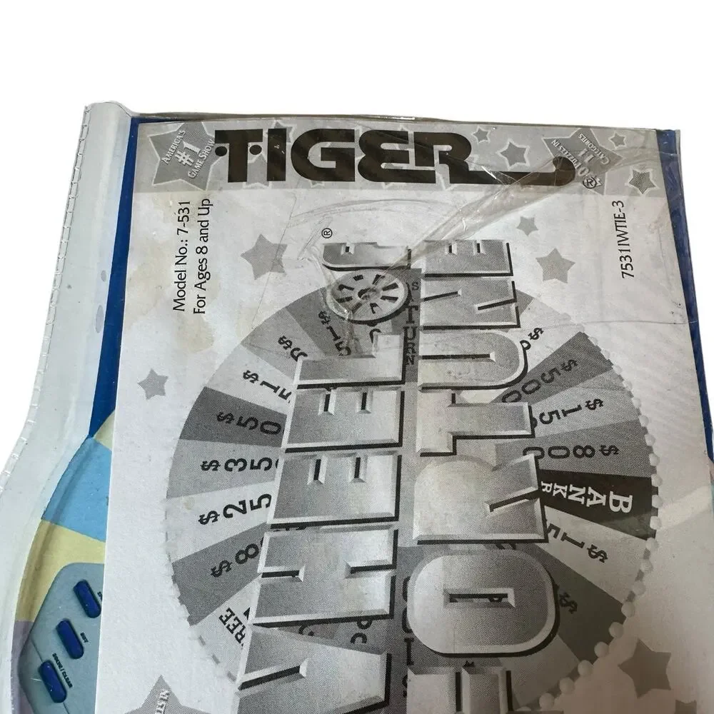 Vintage Wheel Of Fortune Game Cartridge #4 by Tiger 1995